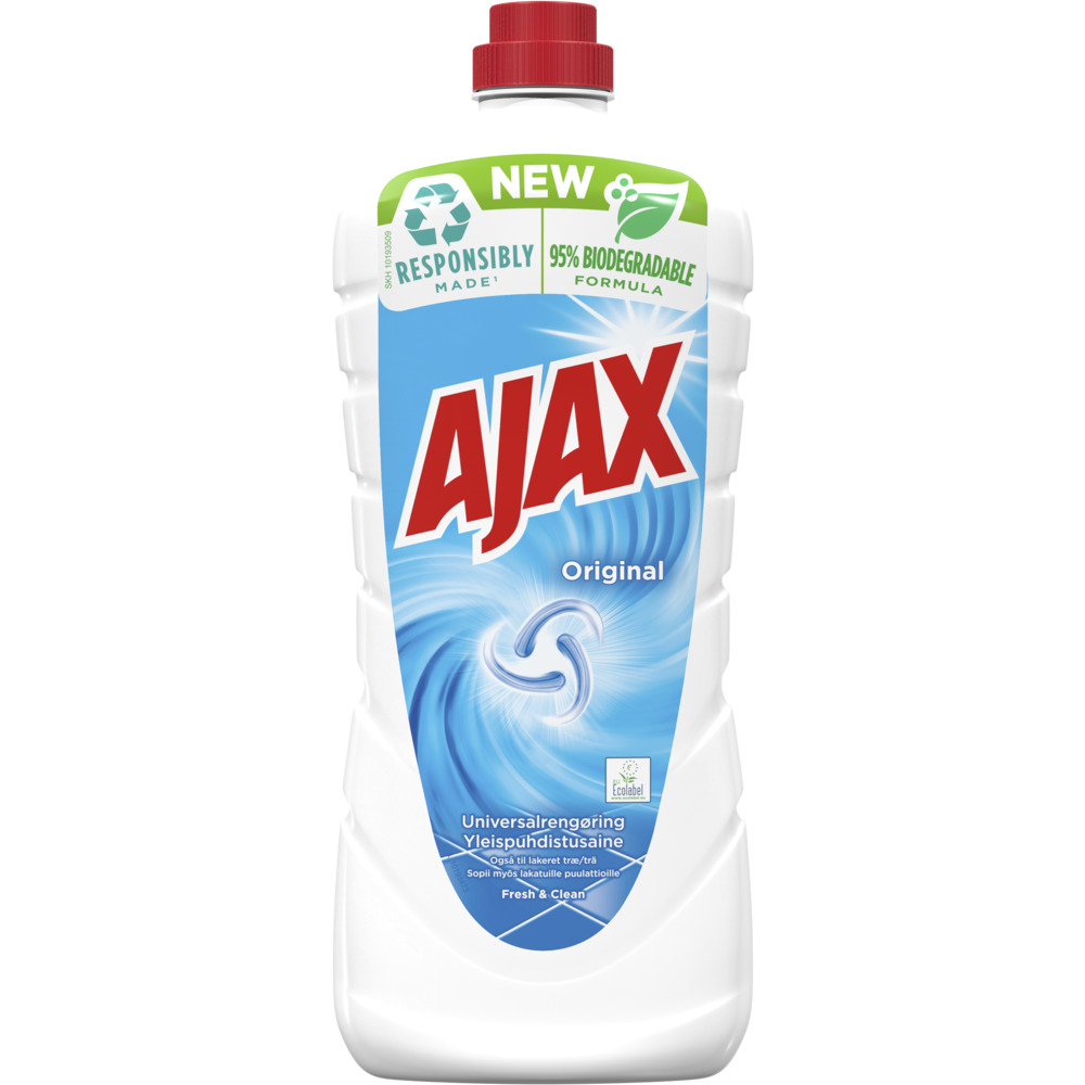 Universalrengøring, Ajax Original, 1,25 l, uden farve, med parfume