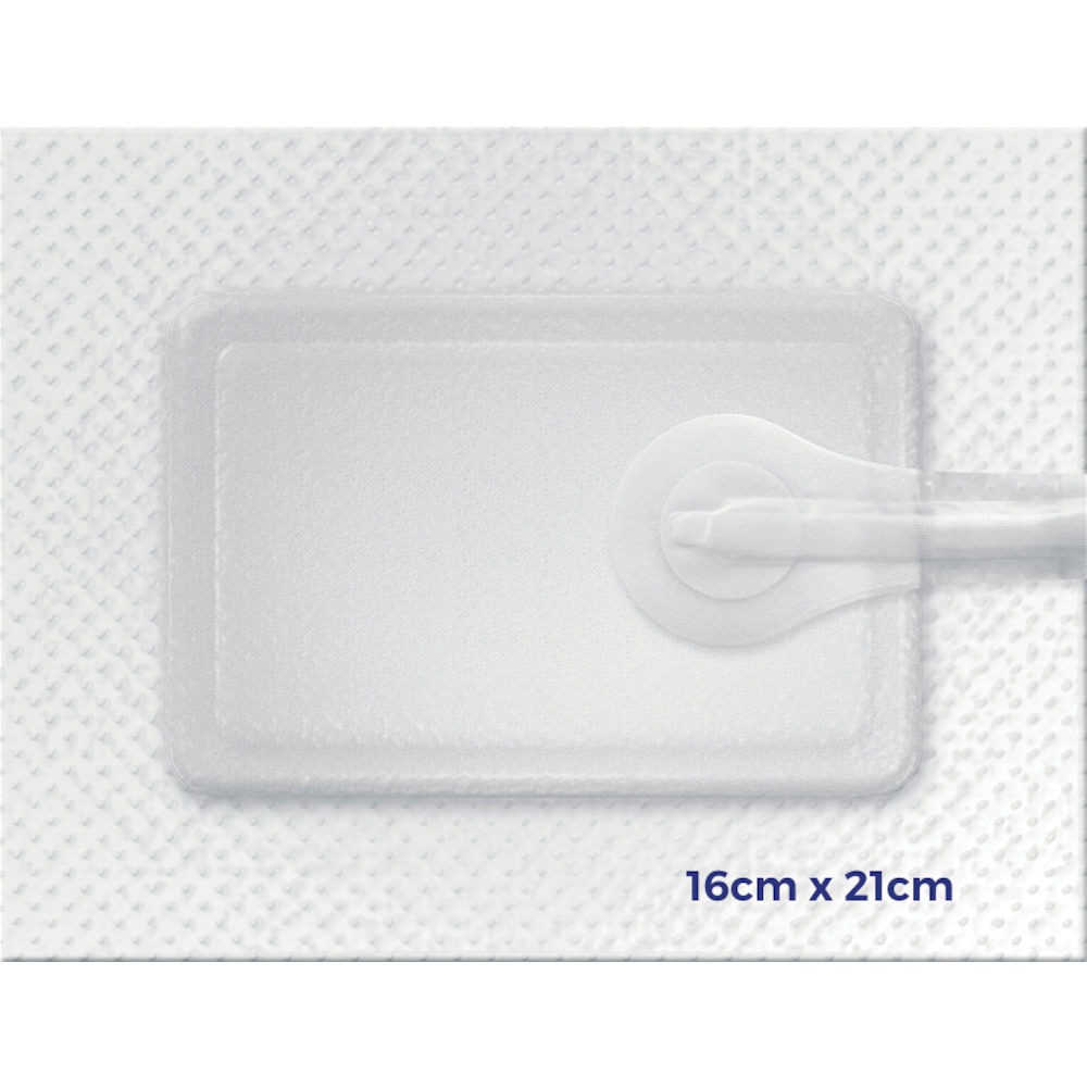 Negativ trykterapi, Avelle, 21x16cm, hvid, bandagepakke med 5 bandager, steril