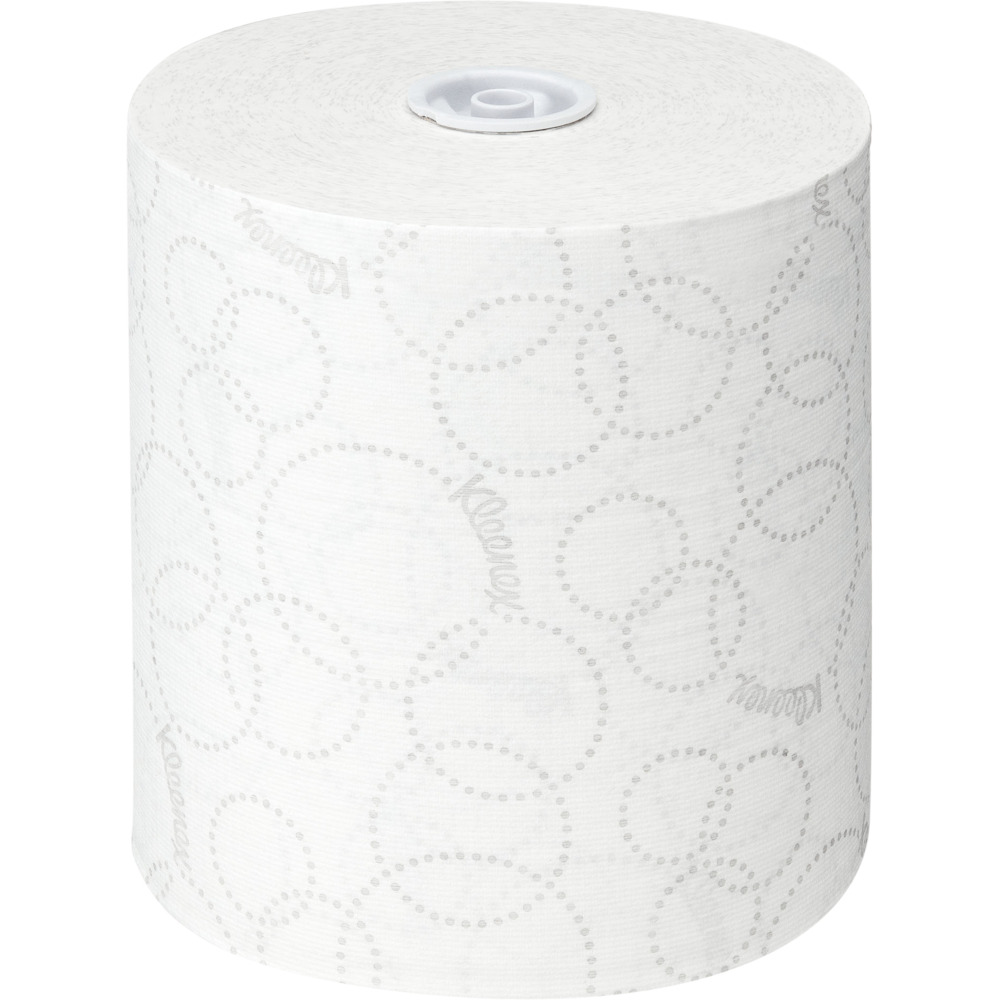 Håndklæderulle, Kimberly-Clark Kleenex, 2-lags, 150m x 19,8cm, hvid, blandingsfibre, airflex