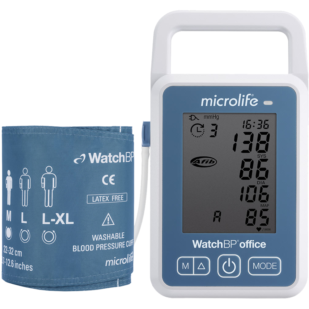 Blodtryksapparat, WatchBP Office 2G basic + Afib, med Indstilling af intervaltid AbenaPrivat