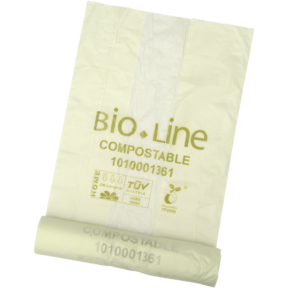 Biopose, ABENA Bio-Line, 15 l, transparent grøn, 45x45cm