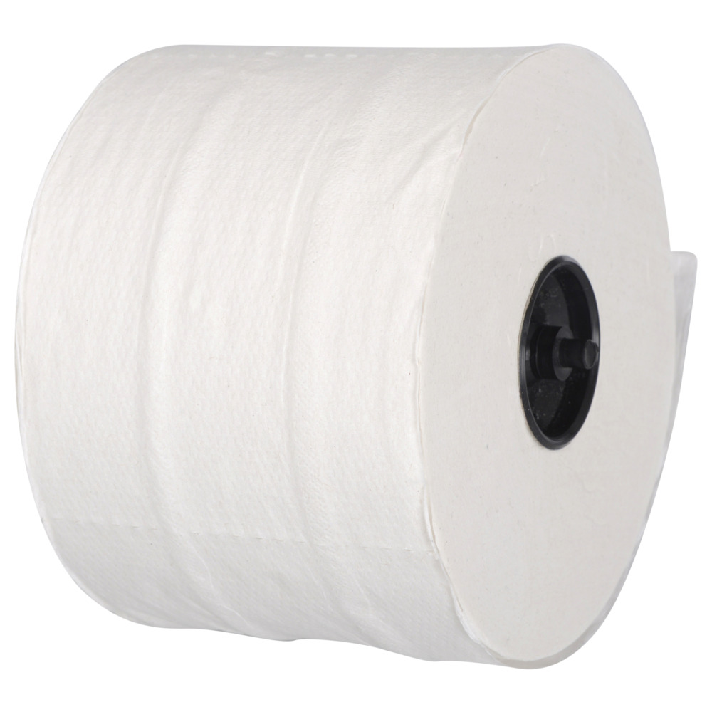 Toiletpapir, ABENA Excellent, 2-lags, 100m x 9,8cm, Ø13,2cm, hvid, 100% nyfiber