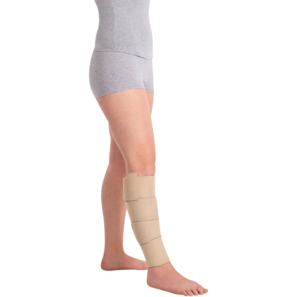 Bandage, Juzo Compression Wrap, sort, velcro, læg lang, arm, 5 stk. i en pose, one size