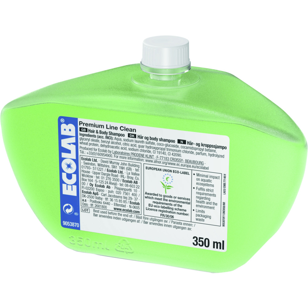 Håndsæbe, Ecolab Premium Line Clean, 350 ml, med farve og parfume