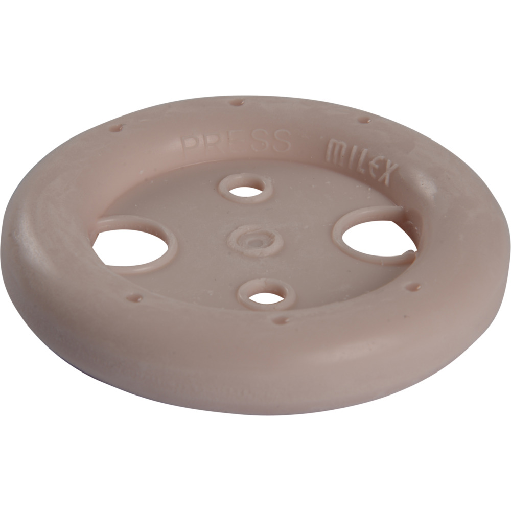 Pessar ring, Milex, 4, Ø70mm, lyserød, silikone, med støtte