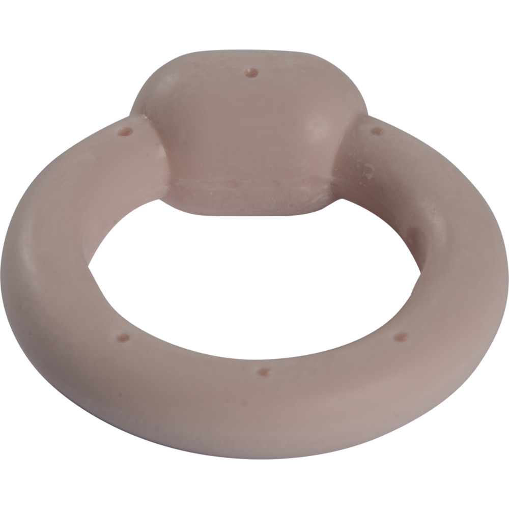 Pessar ring, Milex, 3, Ø64mm, lyserød, silikone, med knop