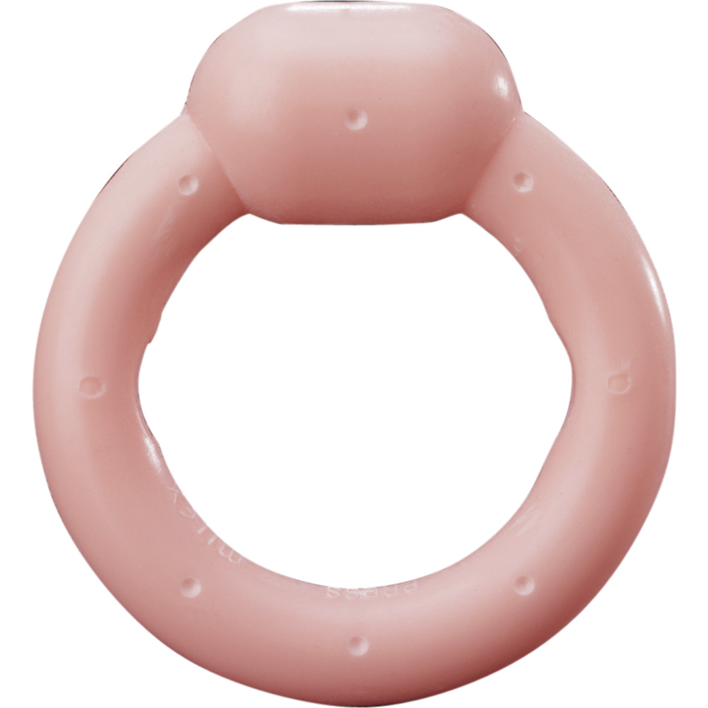 Pessar ring, Milex, 2, Ø57mm, lyserød, silikone, med knop