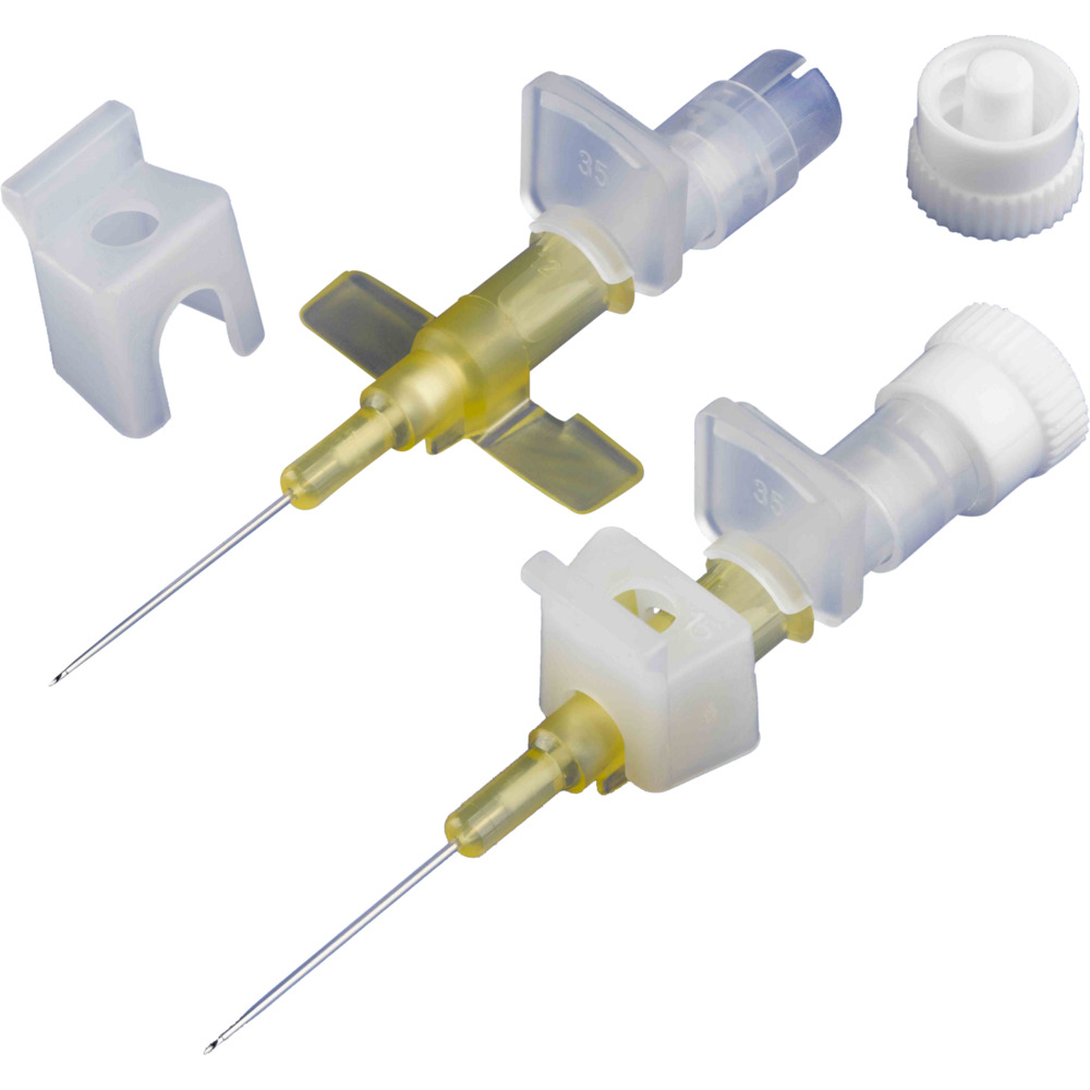 IV-kanyle, BD Neoflon pro, gul, 24G, 0,7 x 19mm, steril, engangs