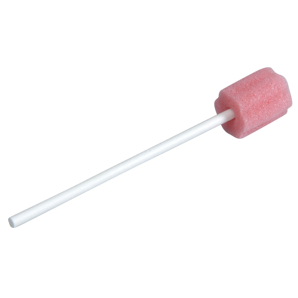 Mundrensepind, 11cm, pink, tør, med skumgummi, omkreds ca. 6x2,1 cm, engangs