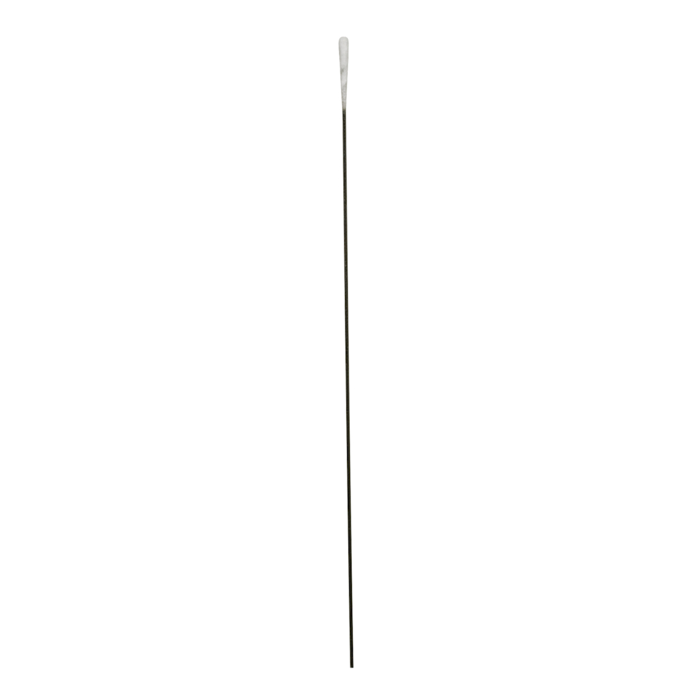 Stålpind, 15cm, med vat i en ende, usteril