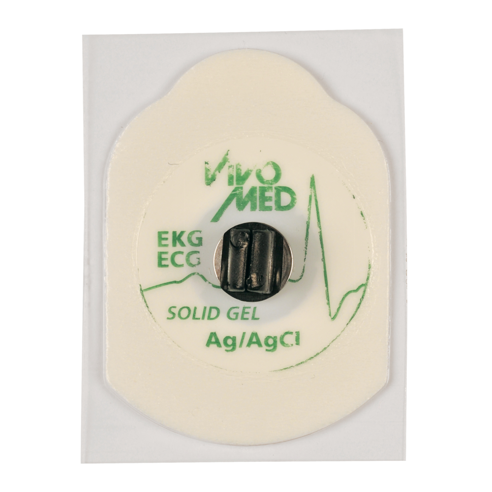 EKG-elektrode, Vivo Med, tørgel, til 4mm bananstik