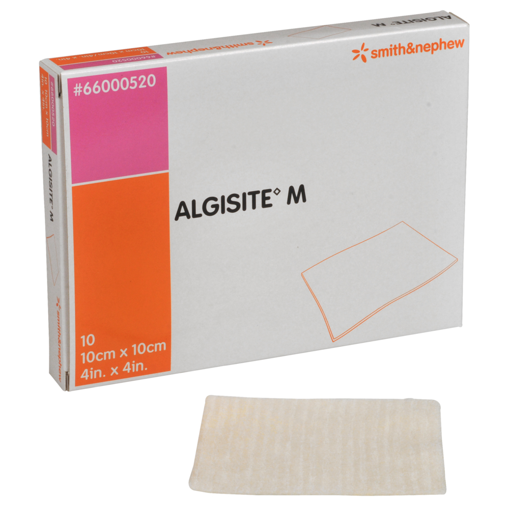 Alginat, Algisite M, 5x5cm, uden klæber, steril, engangs