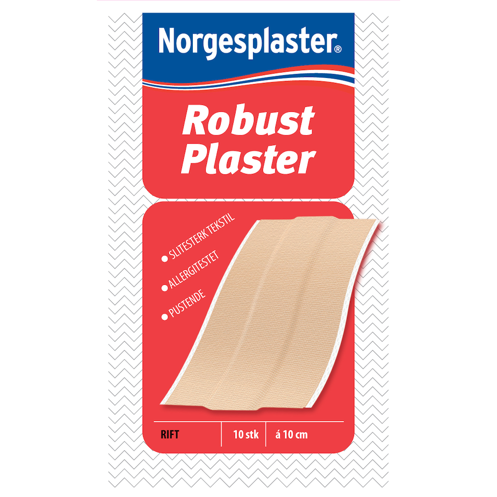 Hæfteplaster, Robust Plaster, 6x10cm, beige, usteril