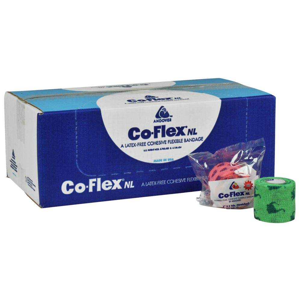 Kortstræksbind, Coflex NL, 4,5m x 5cm, med børnemotiver, selvhæftende, latexfri, usteril, engangs