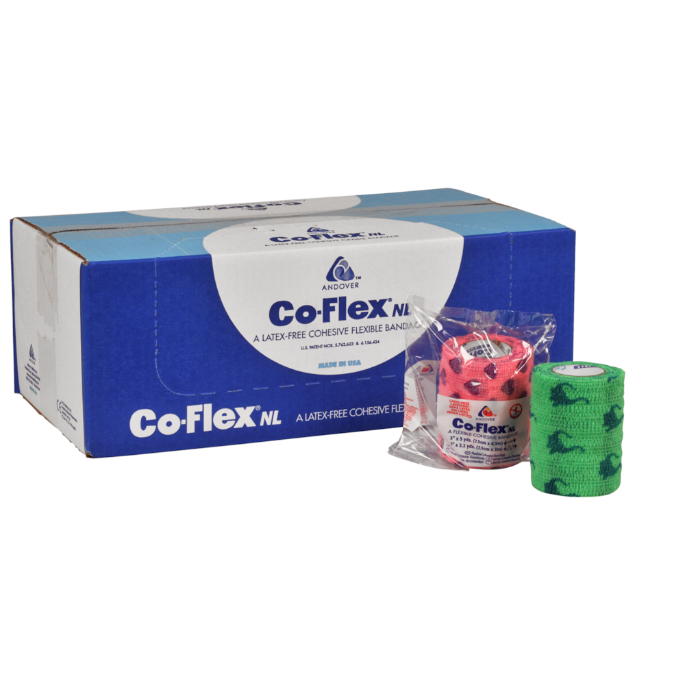 Kortstræksbind, Coflex NL, 4,5m x 7,5cm, med børnemotiver, selvhæftende, latexfri, usteril, engangs