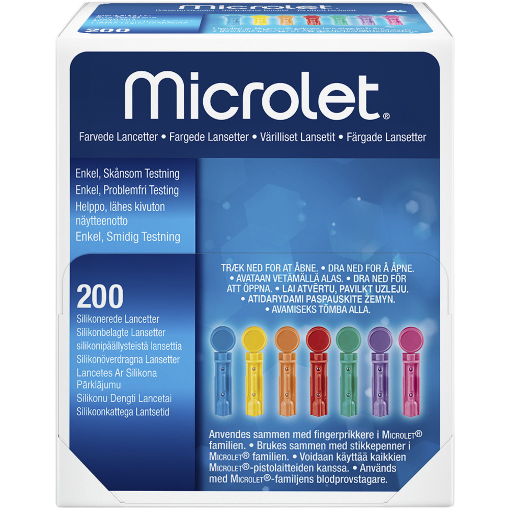 Lancetter, Bayers Microlet, 28G, (0,32 mm)