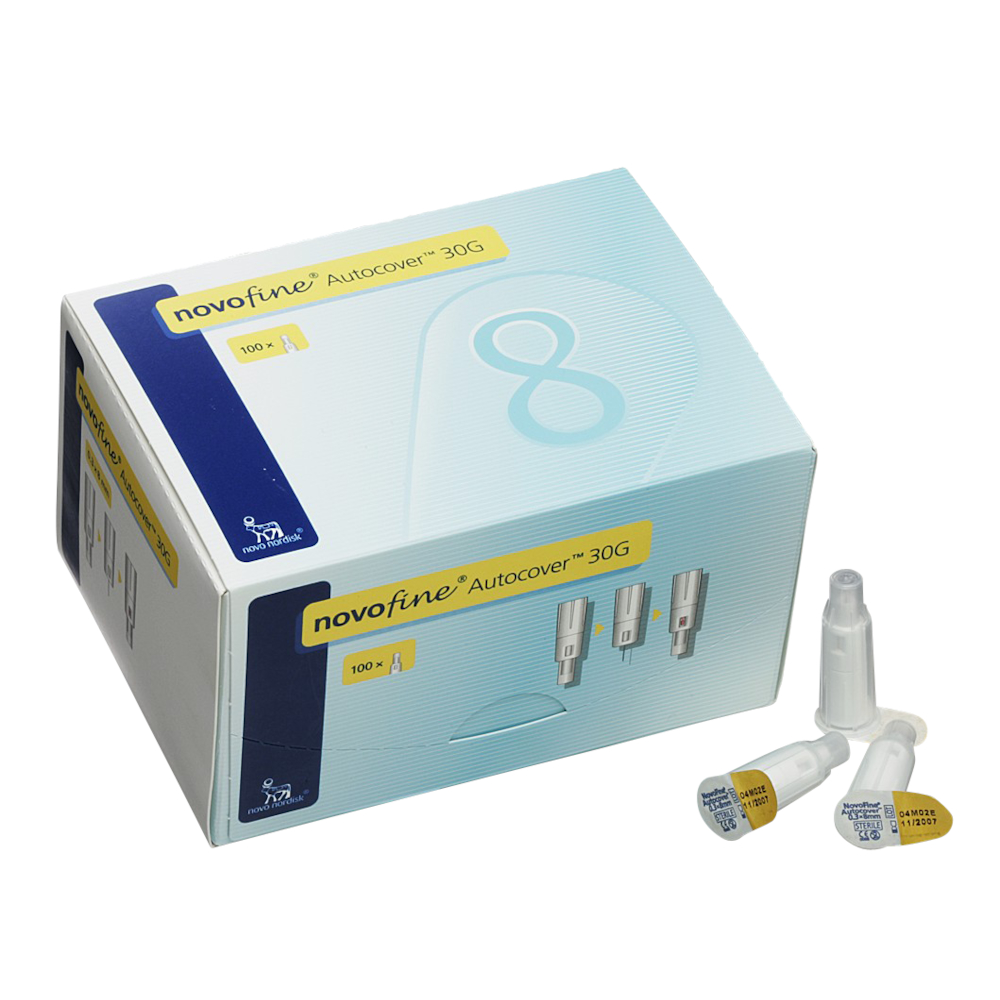 Insulinkanyle, Novofine Autocover, 30G, x 8 mm, steril