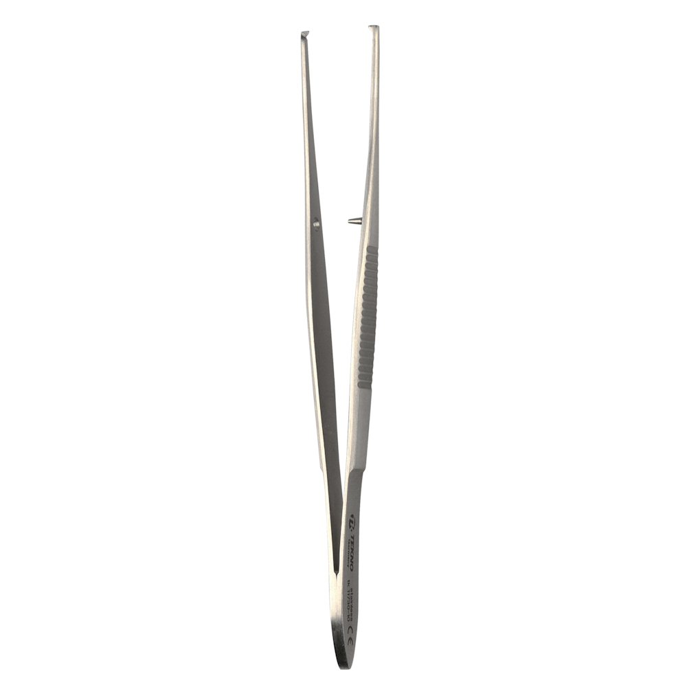 Irispincet, Graefe, 10,5cm, rustfrit stål, med 1x2 tænder, lige