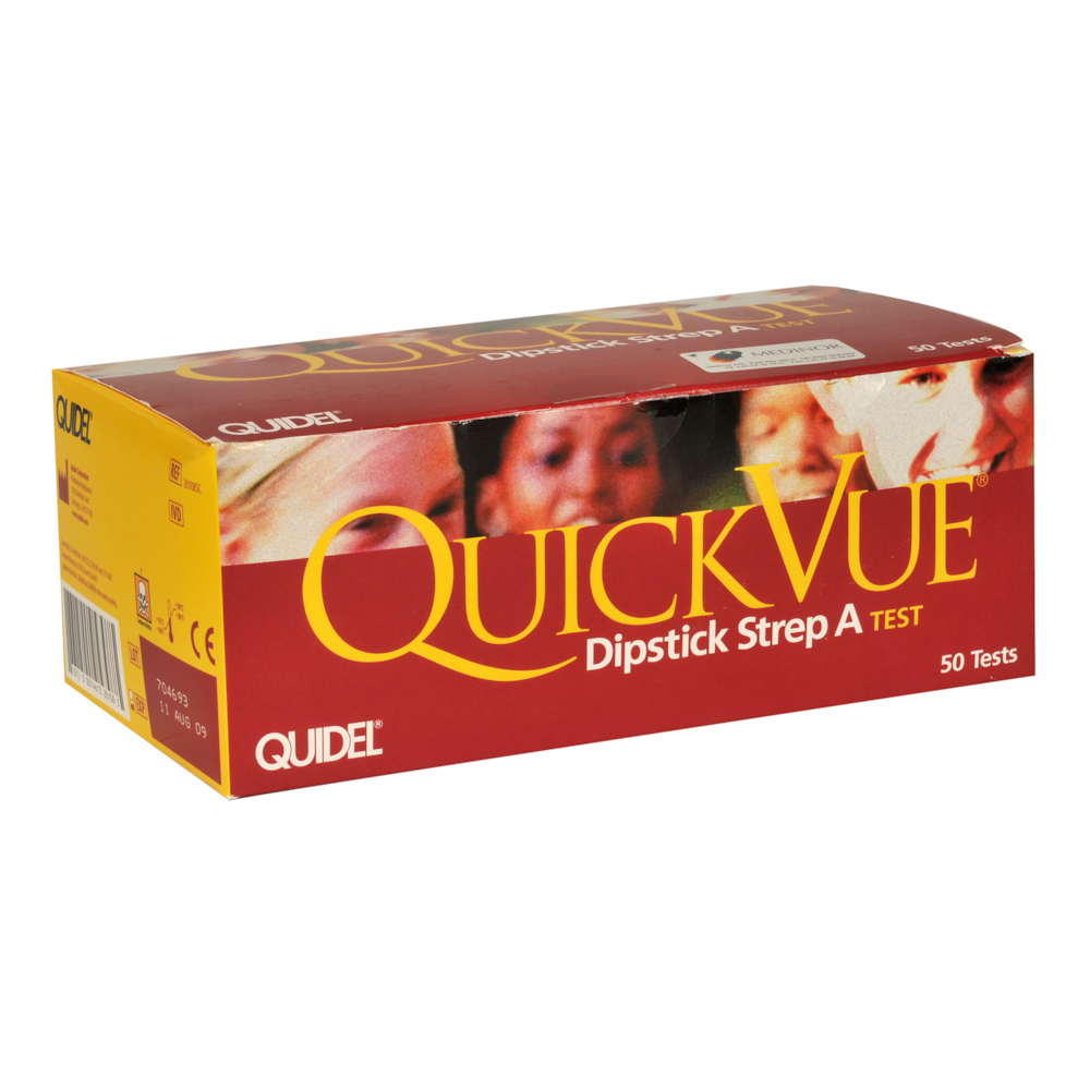 Strep A test, QuickVue  DipStick, dipstick, 50 stk, 334 g