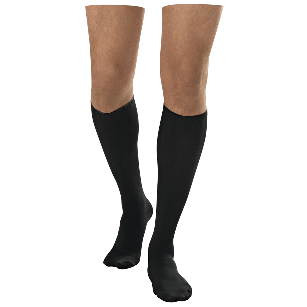 Rejsestrømpe, Jobst Travel Socks, sort, knælang, 3