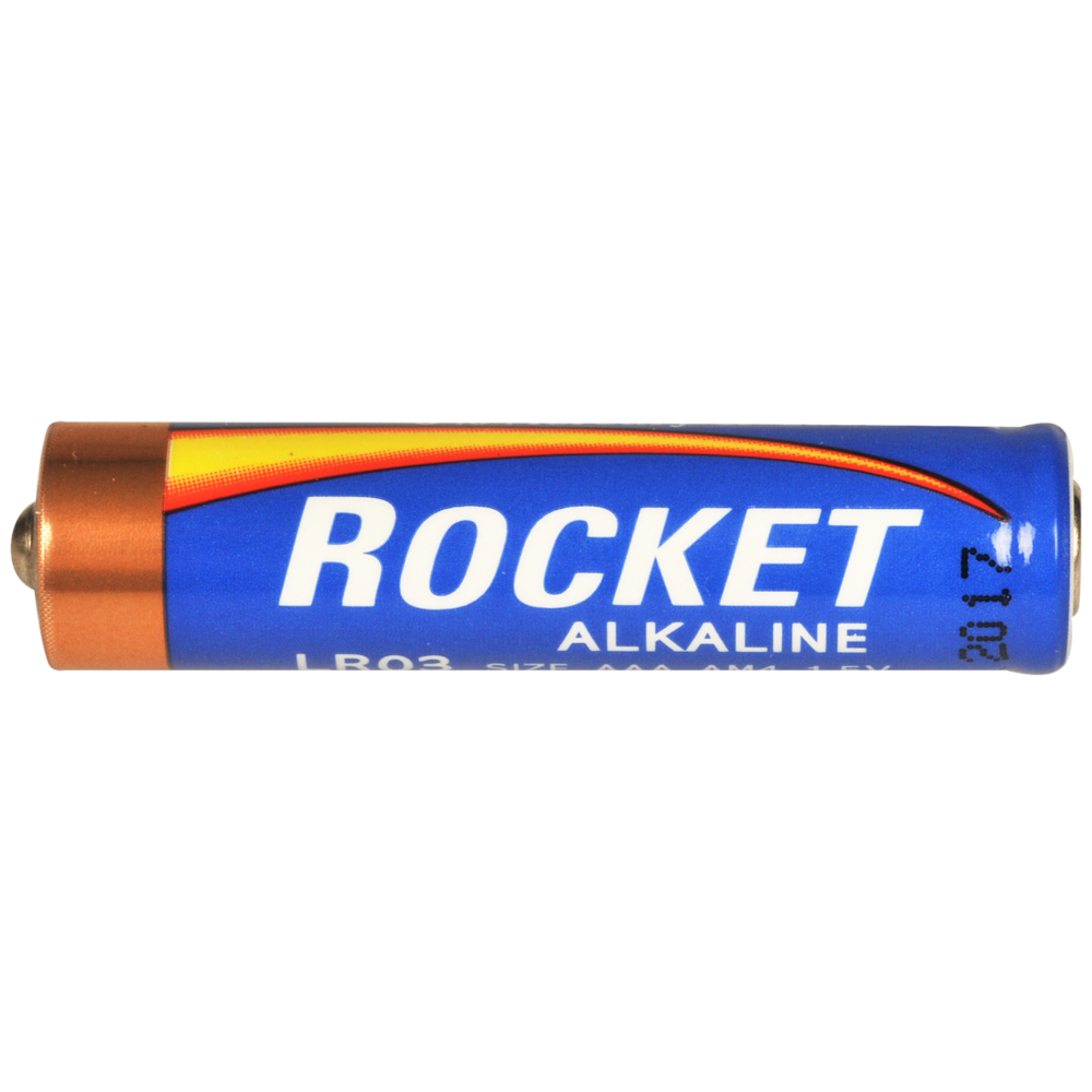 Batteri, Rocket, Alkaline, AAA, 1,5V