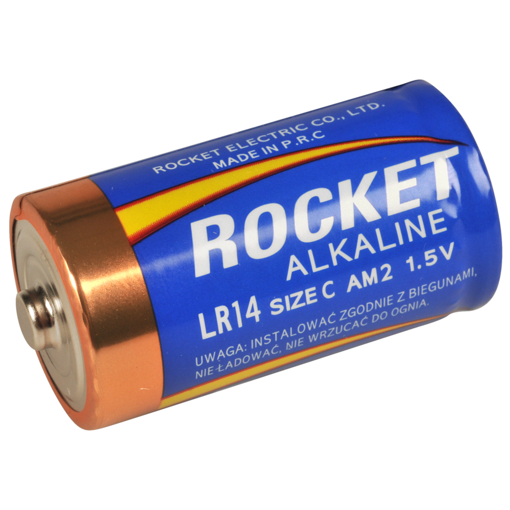 Batteri, Rocket, Alkaline, C, 1,5V