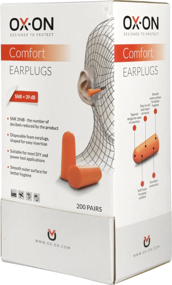 OX-ON Disposable Earplugs Comfort