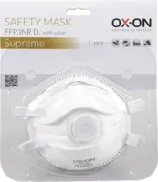 OX-ON Mask FFP3 NR D w/ Valve Supreme