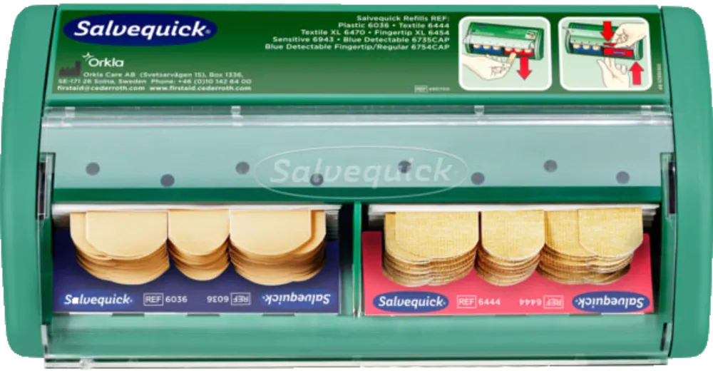Salvequick Plaster dispenser
