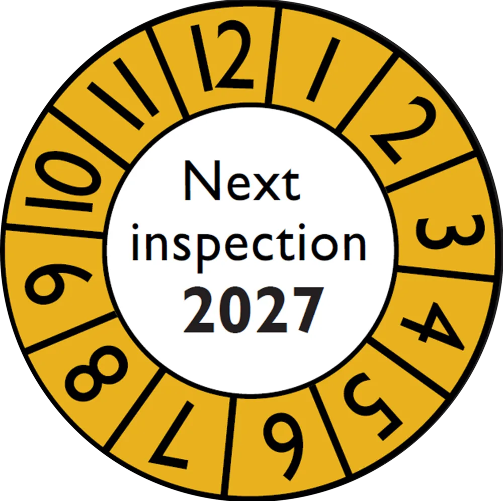 OX-ON Badge labels f/ Inspection kit