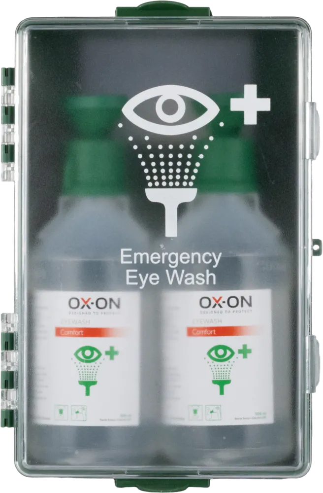OX-ON Eyewash station w/ 2 x 500 ml bottles